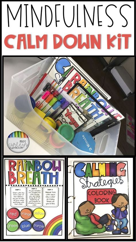 Calm Down Corner Kit Calming Strategy Posters For Classroom Management And Sel Calming