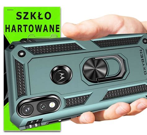 Etui OXYGEN MR do Motorola E7 Power szkło 9H OXYGEN Sklep EMPIK