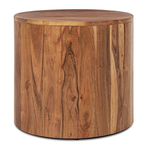 Acacia Wood Bedside Table At Nick Johnson Blog