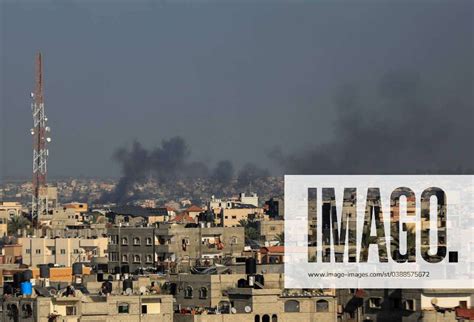 240115 GAZA Jan 15 2024 Smoke Rises Following An Israeli