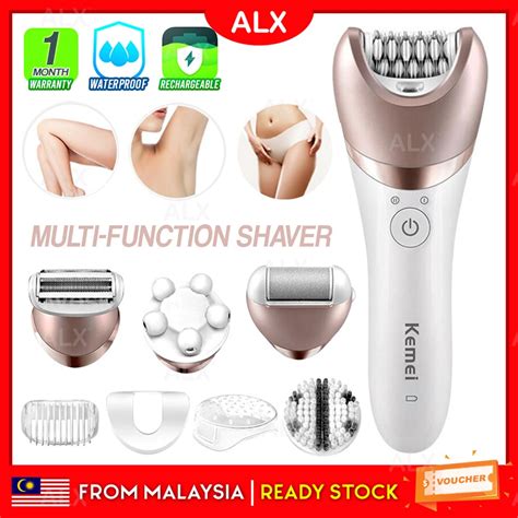 ALX KEMEI Epilator Man Women Lady Body Hair Electric Remover Removal