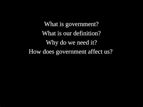 government    definition