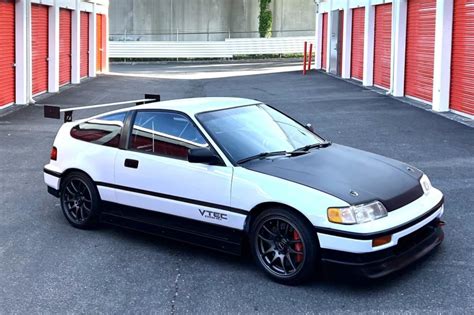 18l Powered 1991 Honda Crx Track Car For Sale On Bat Auctions Sold