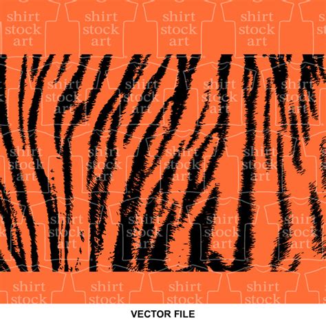 Tiger Stripes Pattern – T Shirt Stock Art