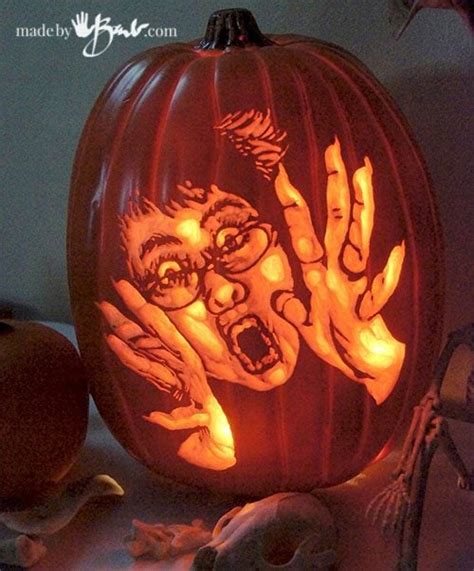 Tips & Tricks for Foam Pumpkin Carving - Made By Barb - faux pumpkins