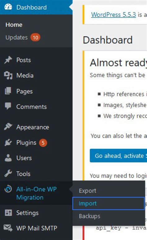 Migrate Your Wordpress Website Using The All In One Plugin