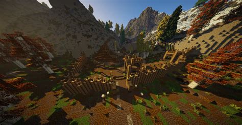 Largashbur, Orc stronghold, full interior (Skyrim TES) Minecraft Map