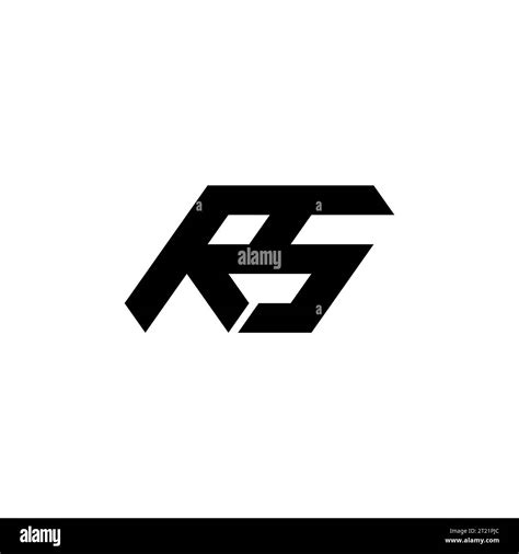 RS Logo RS Monogram Initial RS Logo Letter RS Logo Icon Vector