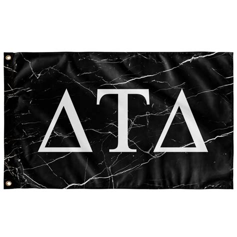 Delta Tau Delta Black Marble Flag Fraternity Banners Designergreek Designergreek2