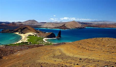 Bartolome in Galapagos Islands landscape, beautiful view of the island