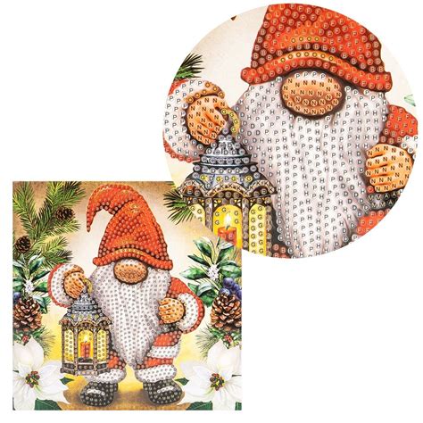 Diamond Painting Gru Karte Strass Weihnachtswichtel Cm X Cm