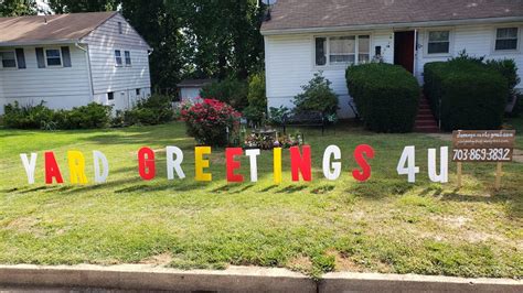 Yard Greetings 4 U Yard Signs For Any Occassion