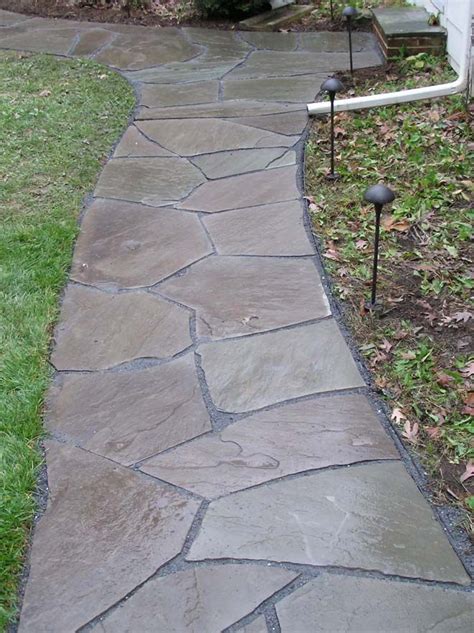 Beautiful Slate Sidewalk Outdoor Patio Designs Front Porch Steps