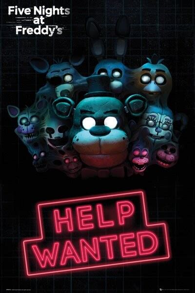 Five Nights At Freddys Help Wanted Póster Lámina Compra En Posterses