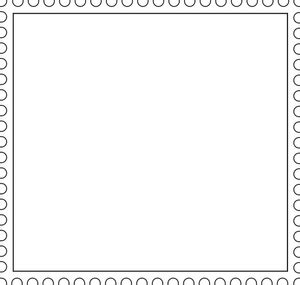 1660 free postage stamp border clip art | Public domain vectors