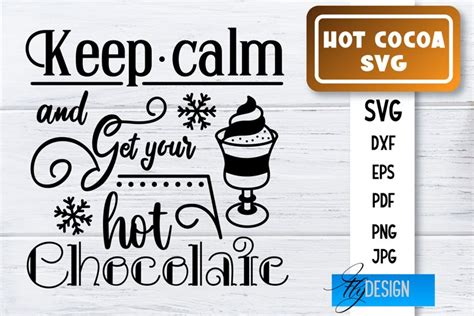 Hot Cocoa SVG Design Hot Chocolate SVG Design
