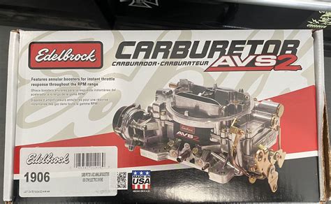 Brand New Edelbrock Avs2 Carburetor 1906 650 Cfm For Sale In Los