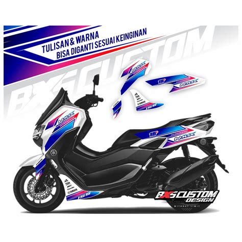 Yamaha Nmax Simple Racing Striping Sticker Shopee Philippines