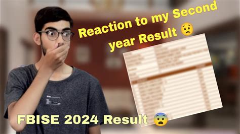 Reaction To My Second Year Board Exams Result Hssc Result