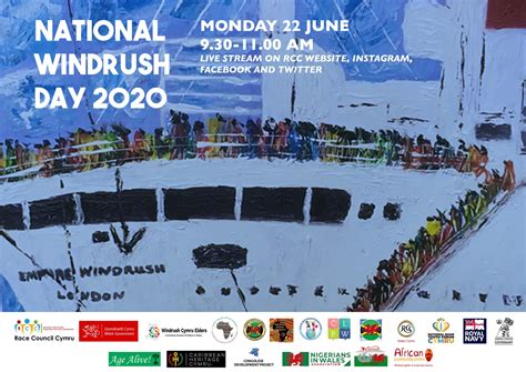 National Windrush Day 2020 Race Council Cymru Rcc