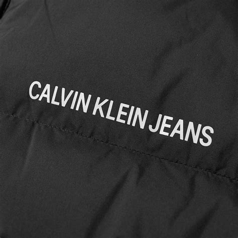 Calvin Klein Institutional Logo Gilet Black Beauty End