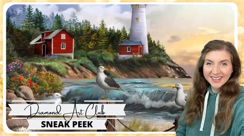 Diamond Art Club SNEAK PEEK Gull Point Lighthouse By Henry Petersen