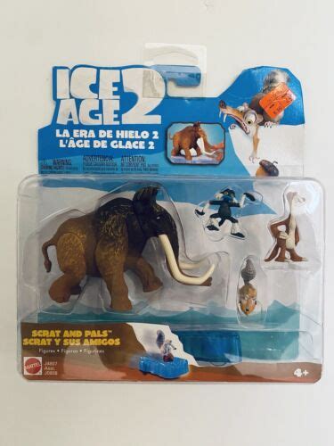 Rare New In Box Ice Age Scrat And Pals Mattel Fast