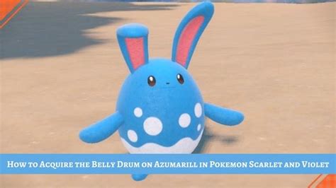 Pokemon Azumarill Belly Drum