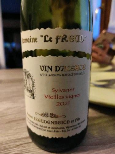 Robert Freudenreich Vieilles Vignes Sylvaner Vivino US