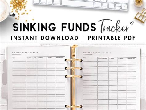 Sinking Funds Tracker Free Printable World Of Printables