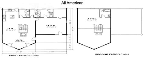 All-American Log Home | Crockett Log Homes plans & kits