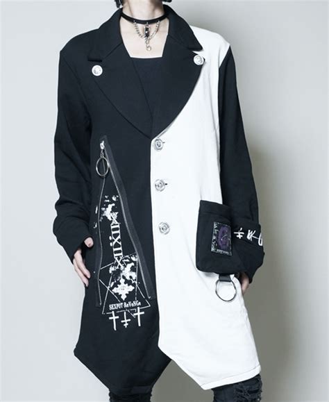 Cdjapan Zip Detail Black Jacket L Sb Sex Pot Revenge Apparel