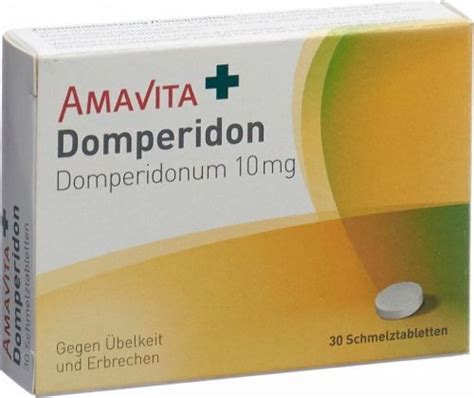 Amavita Domperidon Schmelztabletten 10mg 30 Stück In Der Adler Apotheke