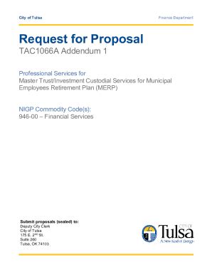 Fillable Online REQUEST FOR PROPOSALS RFP No 655 Security Master Plan