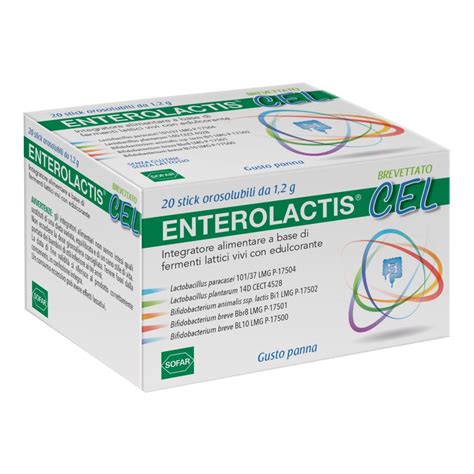 Enterolactis Cel Integratore Di Fermenti Lattici Stick Orosolubili