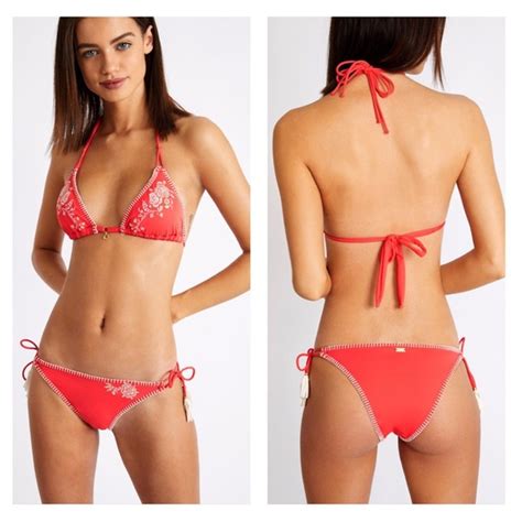 Bananamoon Swim Banana Moon Embroidered Nuco Flashback Bikini Set