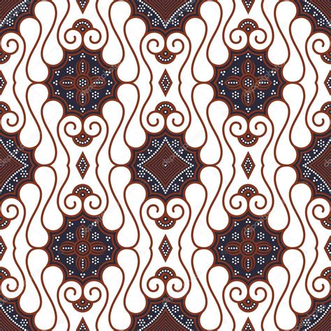 Seamless Batik Pattern Stock Vector Puruan