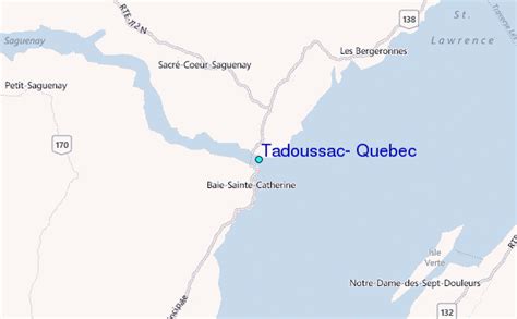 Tadoussac, Quebec Tide Station Location Guide