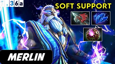 Merlin Zeus Soft Support Dota Patch A Pro Pub Gameplay Youtube