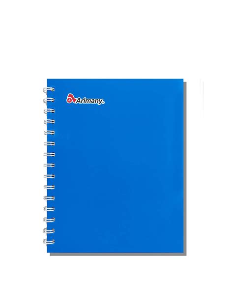 Cuaderno Doble Anillo 1 2 Carta Arimany 70 Hojas Sin Lineas Azul 1 Unidad Arimany