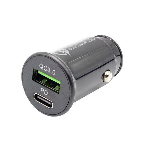 MMOBIEL Autolader Dual USB C En USB A 36W 2 Poorts Telefoon Oplader