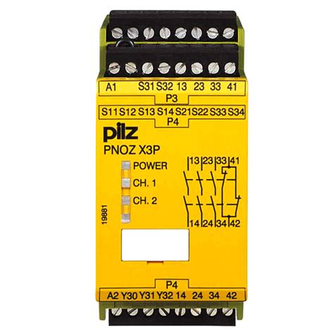 Pilz Pnoz X P Vdc Vac N O N C So