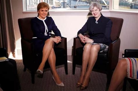 Theresa May Speaks Out Over Legs It Sexism Row Mirror Online