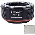 Amazon PHOLSY Adaptador De Montaje De Lente Para Lente Nikkor AI F