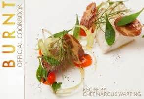 Burnt Movie Recipe: Halibut, Confit Egg, Coppa on BakeSpace.com