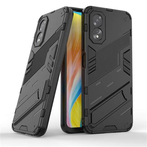 Cheap For Oppo A18 A 18 Case Shockproof Hard Armor Stand Phone Case