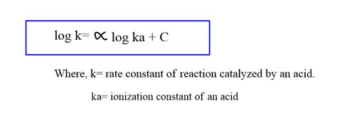 Acid Base Catalysis General Vs Specific Chemistry Notes