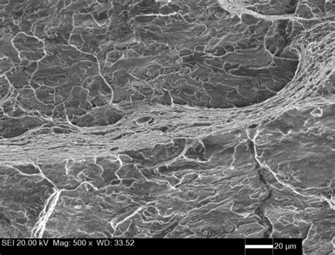 Shows The Aspect Of The Surface Fracture Observed By Scanning Electron