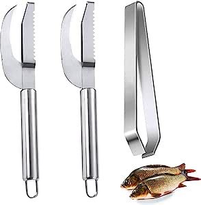 LONGHAO 3 pcs Grattoir à éCailles De Poisson éCaille De Poisson En