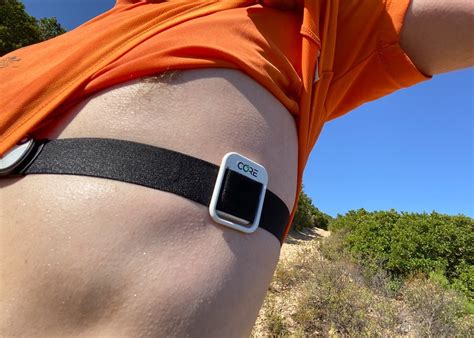 Hands On Cores New Skin Body Temp Sensor With Garmin Wahoo